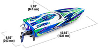 Spartan SR High Performance 36" Race Boat w/ TSM (Green)