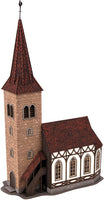 Church St. George with Bell Sound Unit -- Laser-Cut Kit - 6-7/16 x 3-7/16 x 9-15/16" 16.4 x 8.8 x 25.2cm