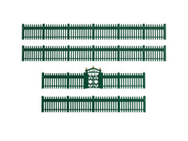 Green Iron Fence