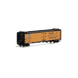 N Scale 50' Ice Bunker Reefer, SFRD #37304