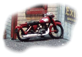 HO Scale Motor Bikes