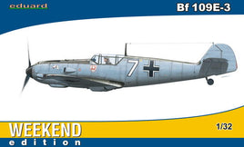 Eduard - Messerschmitt Bf109E-3 Weekend Edition (1/32 Scale) Plastic Aircraft Model Kit