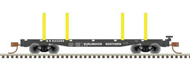 N Scale Atlas Trains - N 45' Logging Flat BN Road #633008