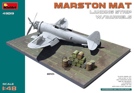 Miniart - Marston Mat Landing Strip w/Barrels (1/48th Scale)