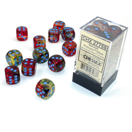 Nebula Primary/Blue Luminary 16mm D6 Dice Set (12)