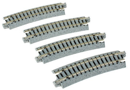 315mm 12-3/8" Radius Curve 15-Degree Unitrack (4) N Scale