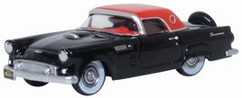 1956 Ford Thunderbird Raven Black & Fiesta Red