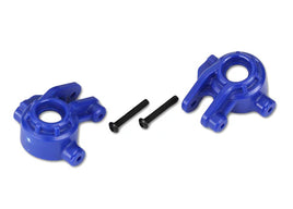 Traxxas - Steering Blocks Blue L&R