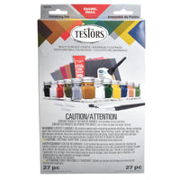 Flat Enamel  27-Piece Paint Set