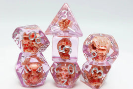 Bloody Skull Polyhedral Dice Set (7)