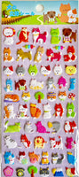 Cats and Dogs Puffy Stickers