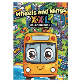 Nova Toys Wheels And Wings XXL Coloring Book