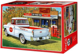 55' Chevy Cameo Pickup (Coca-Cola) (1/25 Scale) Plastic Vehicle Model Kit