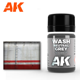 AK Enamel Wash Neutral Grey 35mL