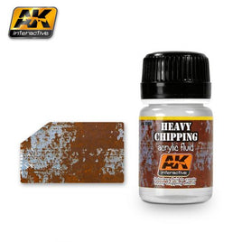 AK Acrylic Heavy Chipping Acrylic Fluid 35mL