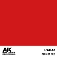 AK Real Colors Alfa BT Red Lacquer PAint 17mL