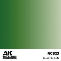 AK Real Colors Clear Green Lacquer Paint 17mL