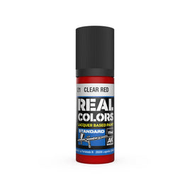 AK Real Colors Clear Red Lacquer Paints 17mL