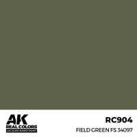 AK Real Colors Field Green FS 34097 Lacquer Paint 17mL