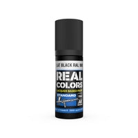 AK Real Colors Flat Black RAL9005 Lacquer Paint 17mL