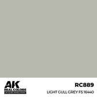 AK Real Colors Light Gull Grey FS 16440 Lacquer Paint 17mL