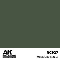 AK Real Colors medium Green 42 Lacquer Paint 17mL