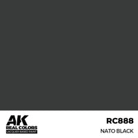 AK Real Colors NATO Black Lacquer Paint 17mL