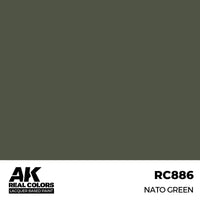 AK Real Colors NATO Green Lacquer Paint 17mL