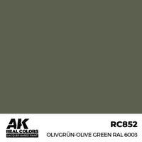 AK Real Colors Olivegrun- Olive Green RAL 6003 Lacquer Paint 17mL