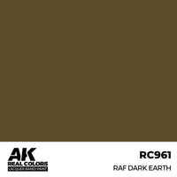 AK Real Colors RAF Dark Earth Lacquer Paints 17mL