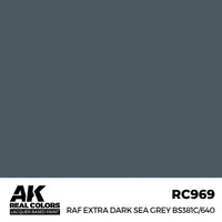 AK Real Colors RAF Extra Dark Sea Grey BS381C/640 Lacquer Paint 17mL