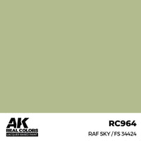 AK Real Colors RAF Sky/ FS 34424 Lacquer Paint 17mL