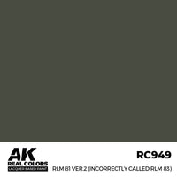 AK Real Colors RLM 81 Ver.2 Lacquer Paint 17mL