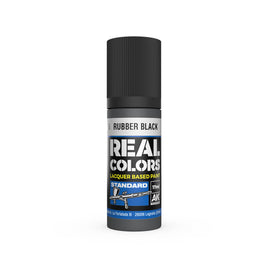 AK Real Colors Rubber Black Lacquer Paint 17mL