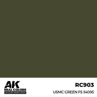 AK Real Colors USMC Green FS 34095 Lacquer Paint 17mL