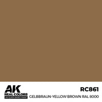 AK Real Colors Gelbbraun-Yellow Brown RAL 8000 Lacquer Paint 17mL