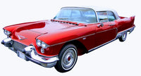 '57 Cadillac Eldorado Brougham Car (1/25 Scale) Plastic Vehicle Model Kit