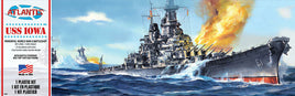 USS Iowa Battleship (1/535 Scale) Plastic Ship Model Kit