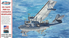 PBY5A USN Catalina Seaplane (1/104 Scale) Plastic Aircraft Model Kit