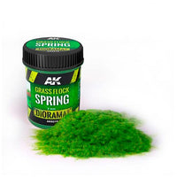 AK Diorama Grass Flock Spring 250mL