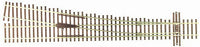 Code 83 Custom-Line(R) Turnouts with Nickel-Silver Rail & Brown Ties Wye Turnout