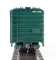 50' Steel Mechanical Reefer Silver Series(R) Railway Express Agency 7763 (green, red)