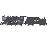 N 2-6-2 Prairie Standard DC Santa Fe 2129 (black)