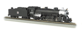 USRA Light 2-8-2 Mikado with Medium Tender Western Pacific #302