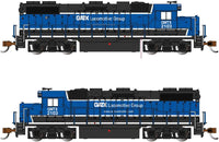 N EMD GP38-2 Sound and DCC General American Marks Co. #2103 (GATX Locomotive Group; black, blue, white)