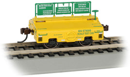 Scale Test Weight Car Burlington Northern #979006 (yellow, green)