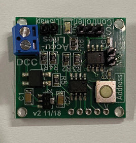 Accessory DCC Decoder Fits Tortoise(R) Turnout Motor (Switch Machine)