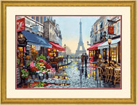 Paint by Number Paris Flower Shop