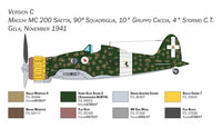 Macchi C.200 (1/48 Scale) Aircraft Model Kit