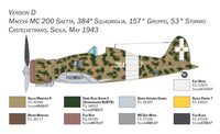 Macchi C.200 (1/48 Scale) Aircraft Model Kit